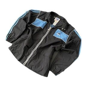 Vintage Adidas zip-up windbreaker jacket, size Small
